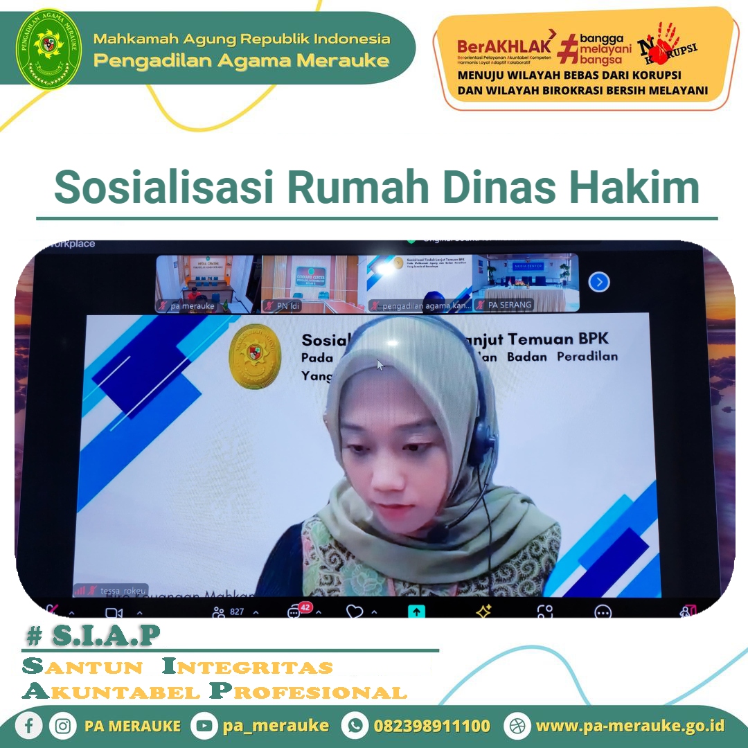 Sosialisasi Rumah Dinas Hakim 1