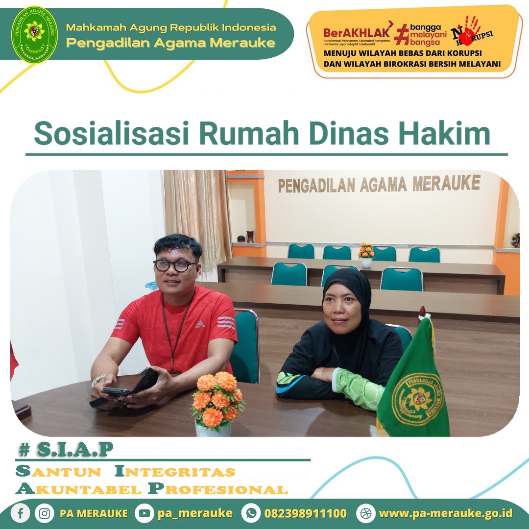 Sosialisasi Rumah Dinas Hakim 2